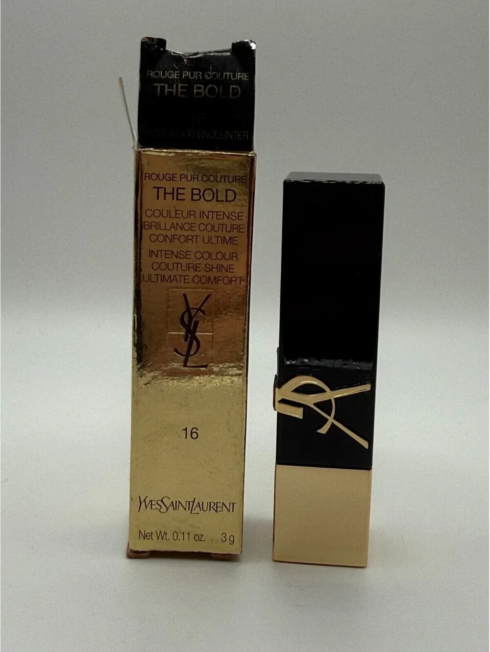 YSL Yves Saint Laurent Rouge Pur Couture The Bold Lipstick 16 Rosewood Encounter